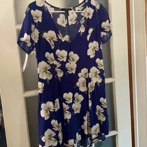 Blue Floral Mini Sundress